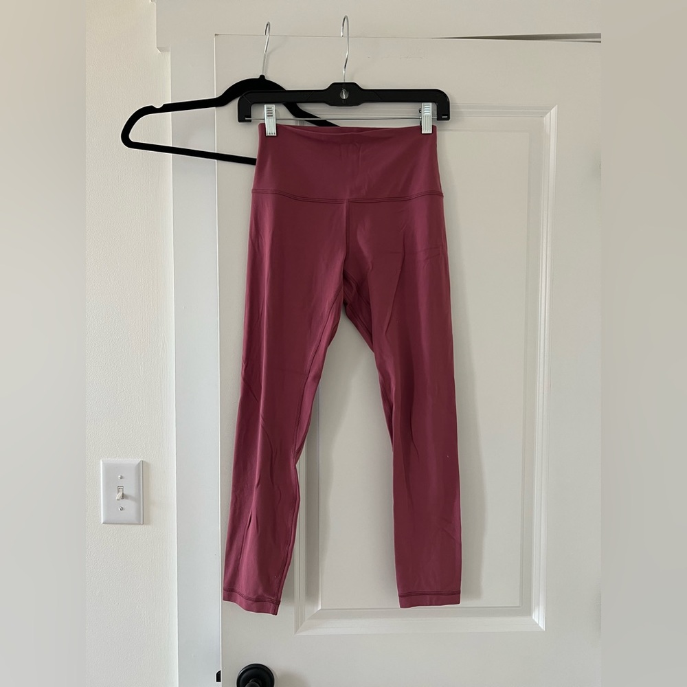 Lululemon pink align leggings size 6